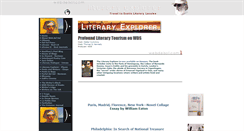 Desktop Screenshot of literaryexplorer.webdelsol.com